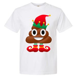 Santa Poop Emoji Christmas Garment-Dyed Heavyweight T-Shirt