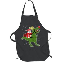 Santa Riding T-Rex Apron
