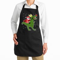Santa Riding T-Rex Apron