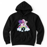 Santa Riding Unicorn Hoodie