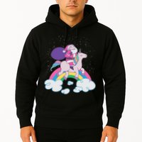 Santa Riding Unicorn Hoodie