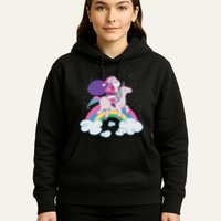 Santa Riding Unicorn Hoodie