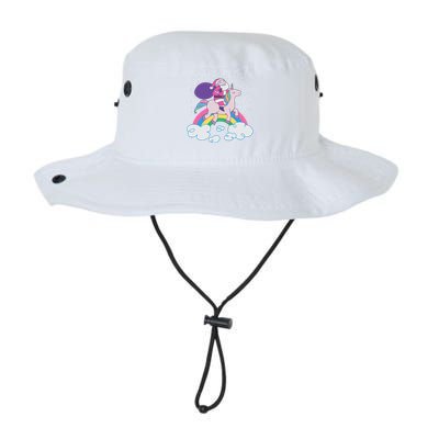 Santa Riding Unicorn Legacy Cool Fit Booney Bucket Hat