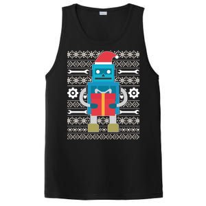 Santa Robot Ugly Christmas PosiCharge Competitor Tank