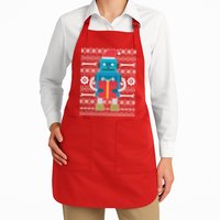 Santa Robot Ugly Christmas Apron