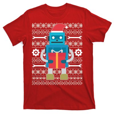 Santa Robot Ugly Christmas T-Shirt