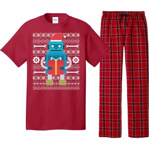 Santa Robot Ugly Christmas Pajama Set