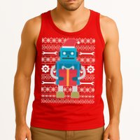 Santa Robot Ugly Christmas Tank Top