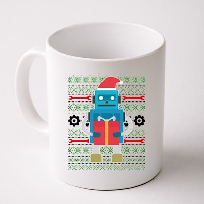 Santa Robot Ugly Christmas Coffee Mug