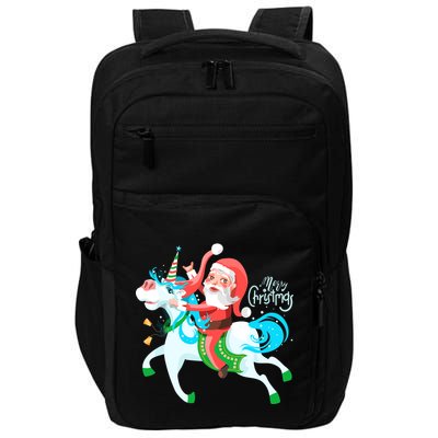 Santa Rocker Unicorn Impact Tech Backpack
