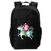Santa Rocker Unicorn Backpack