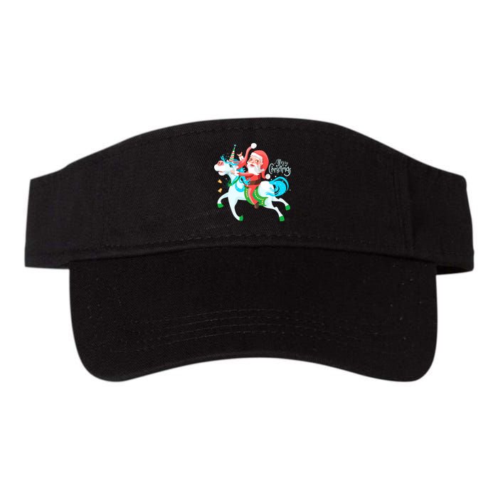 Santa Rocker Unicorn Visor