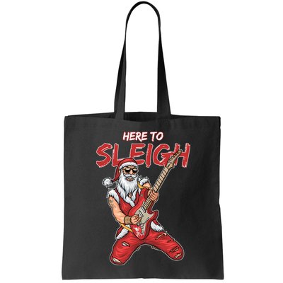 Santa Rocks Here To Sleigh  Bag