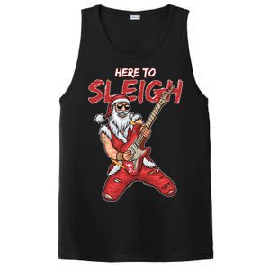 Santa Rocks Here To Sleigh  PosiCharge Competitor Tank