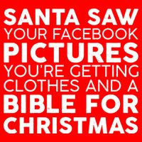 Santa Saw Your Facebook Pictures Christmas Visor