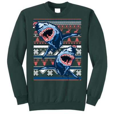 Santa Shark Ugly Christmas Sweater Sweatshirt