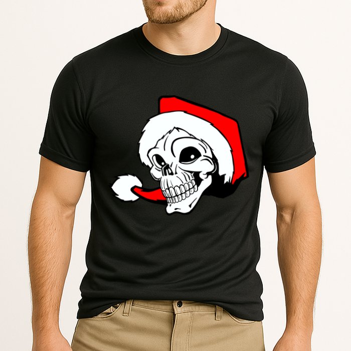 Santa Skull Cooling Performance Crew T-Shirt