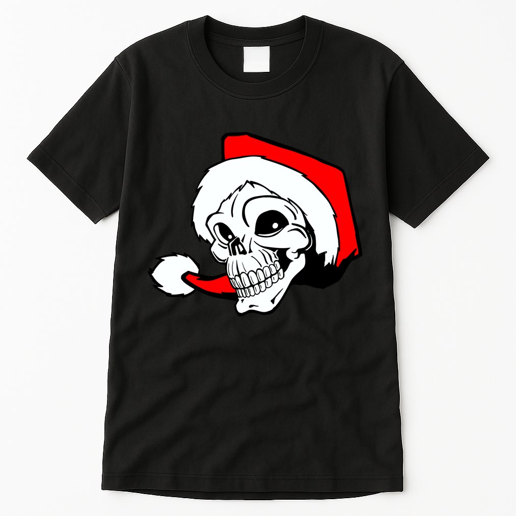Santa Skull Tall T-Shirt