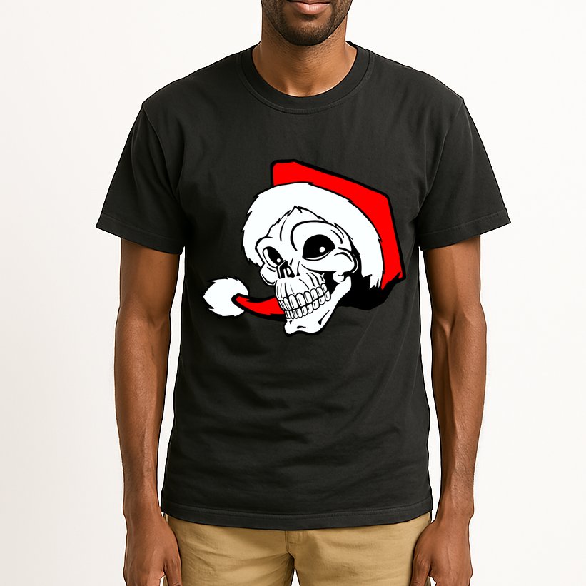 Santa Skull Tall T-Shirt