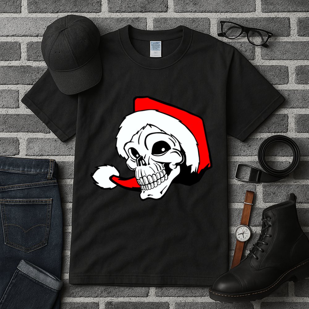 Santa Skull Tall T-Shirt