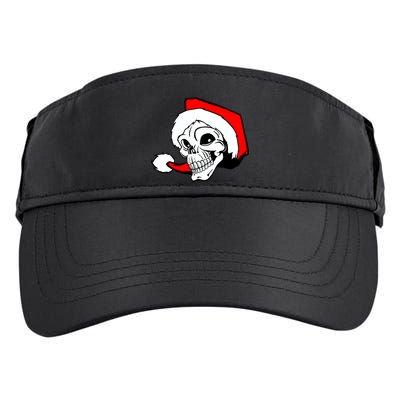 Santa Skull Adult Drive Performance Visor