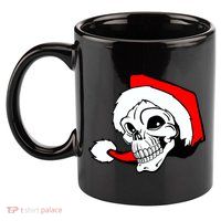 Santa Skull 11oz C Handle Ceramic Mug