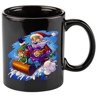 Santa Sleigh 11oz C Handle Ceramic Mug