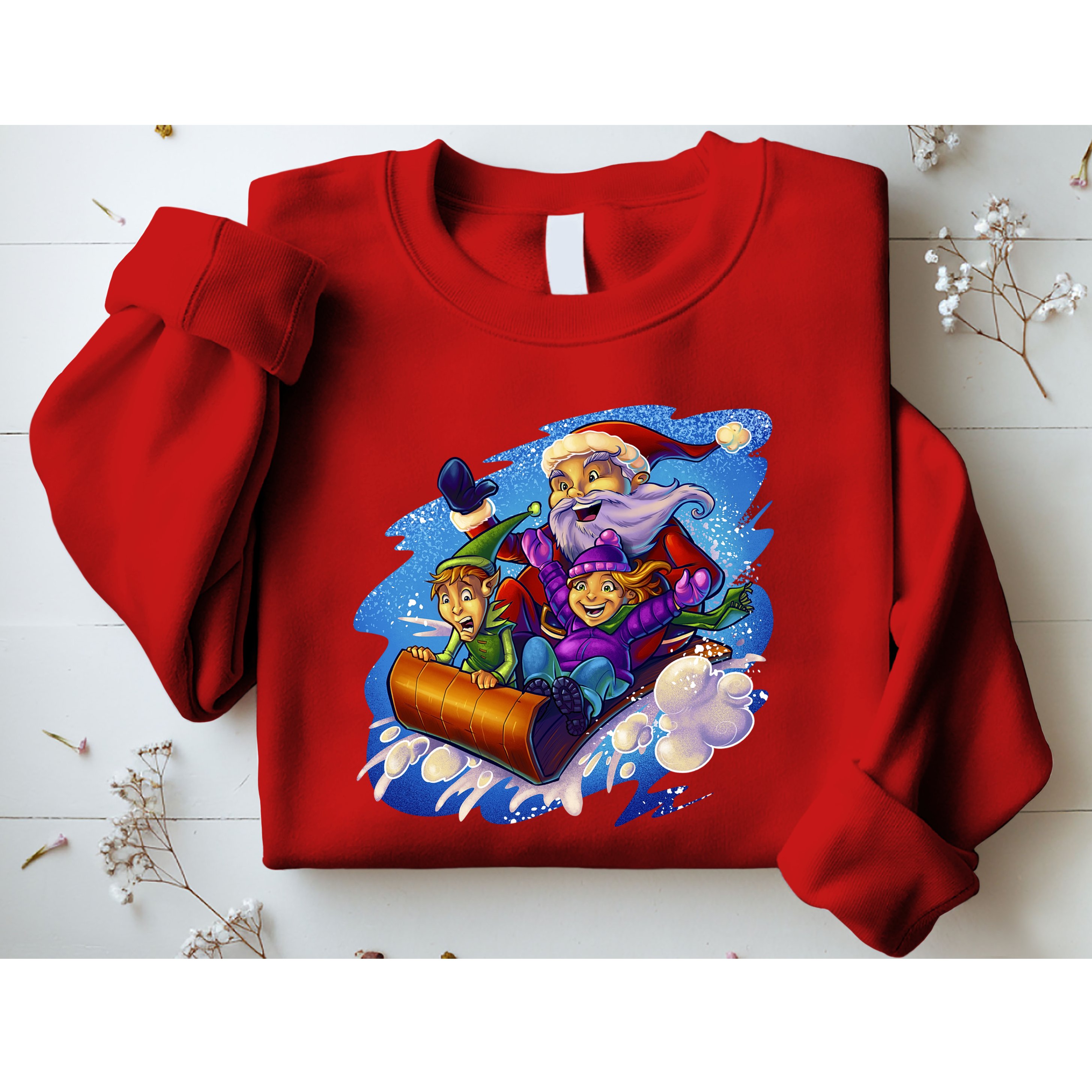 Santa Sleigh Sweatshirt