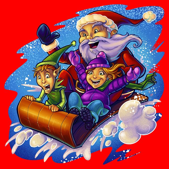 Santa Sleigh Sweatshirt