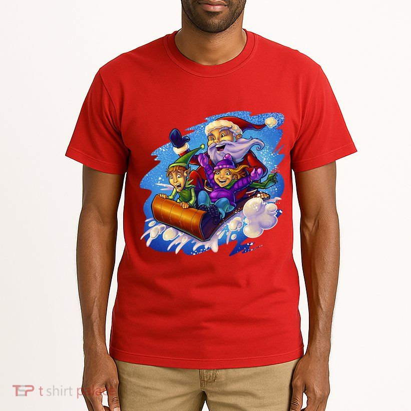 Santa Sleigh Tall T-Shirt