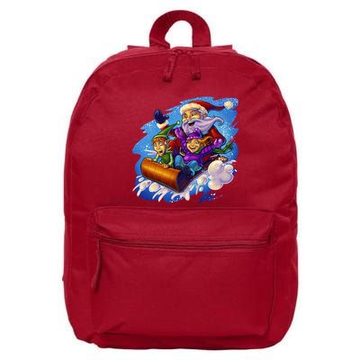 Santa Sleigh 16 in Basic Backpack