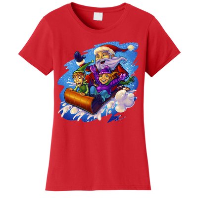 Santa Sleigh Women's T-Shirt