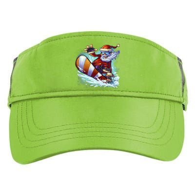 Santa Snowboard Adult Drive Performance Visor