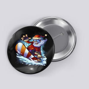 Santa Snowboard Button