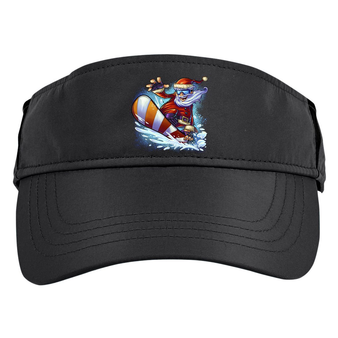 Santa Snowboard Adult Drive Performance Visor