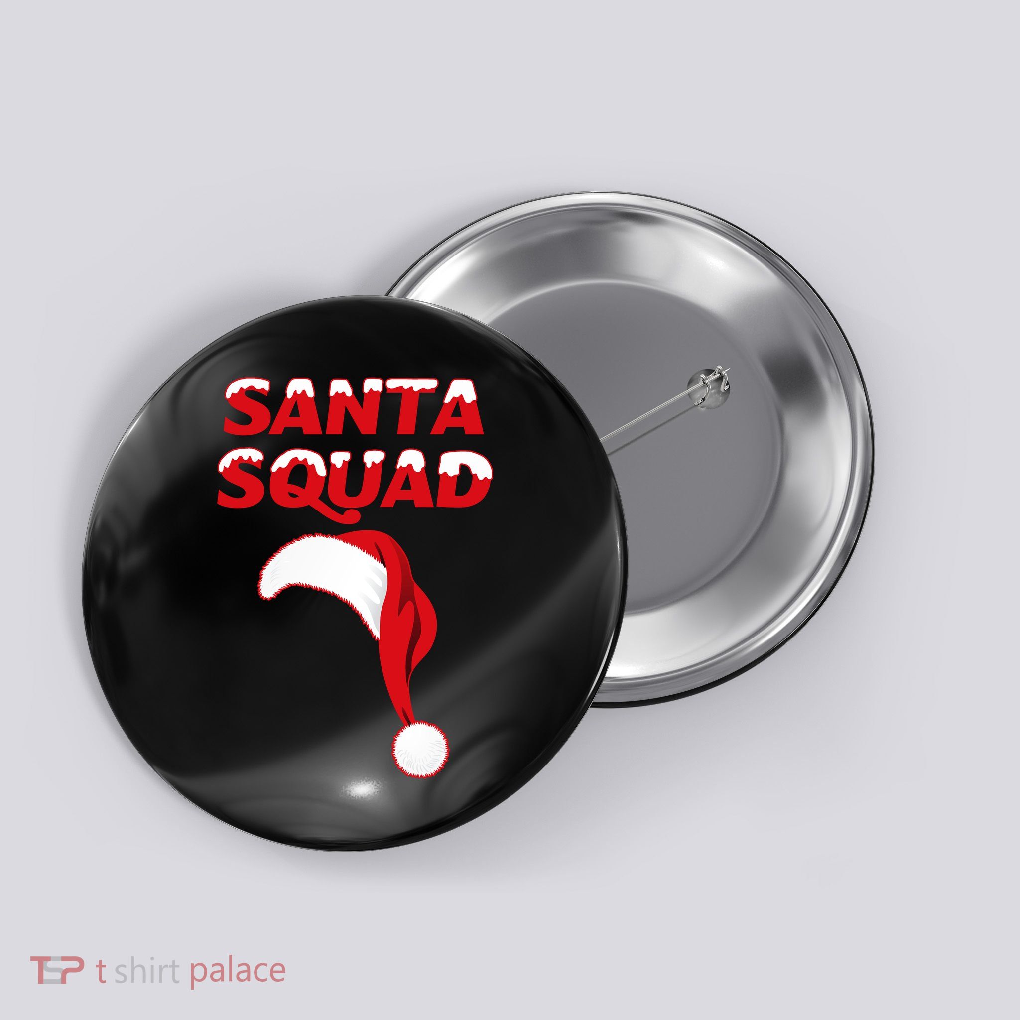 Santa Squad Button