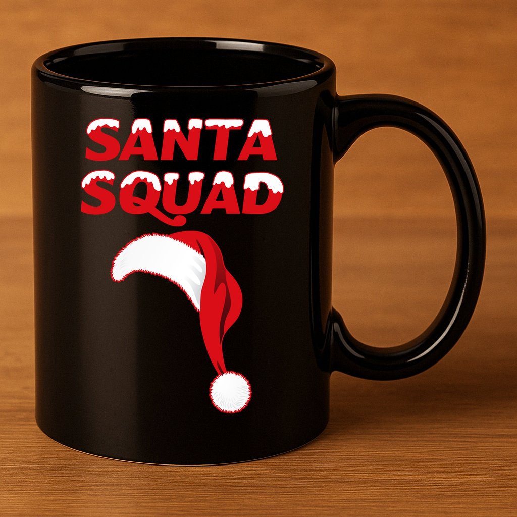 Santa Squad 11oz C Handle Ceramic Mug