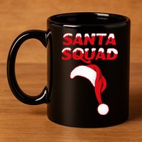 Santa Squad 11oz C Handle Ceramic Mug