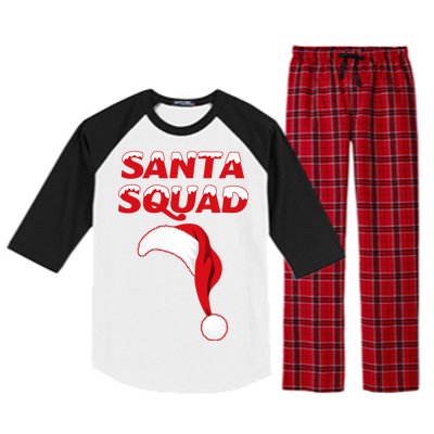 Santa Squad Raglan Sleeve Pajama Set