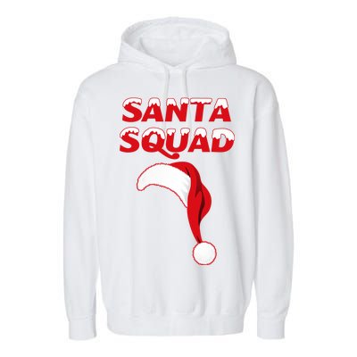 Santa Squad Garment-Dyed Fleece Hoodie