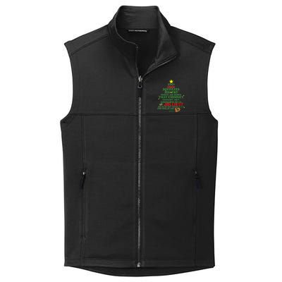 Santa Squeezes Down The Chimney Collective Smooth Fleece Vest