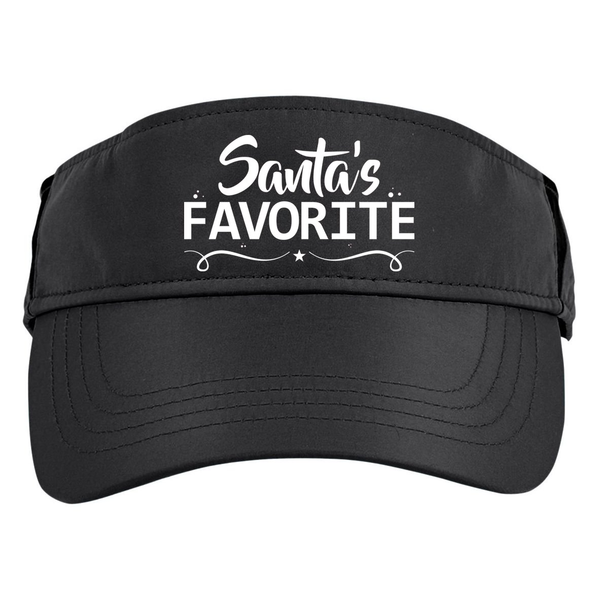Santa's Favorite Adult Drive Performance Visor