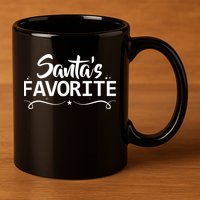 Santa's Favorite 11oz C Handle Ceramic Mug
