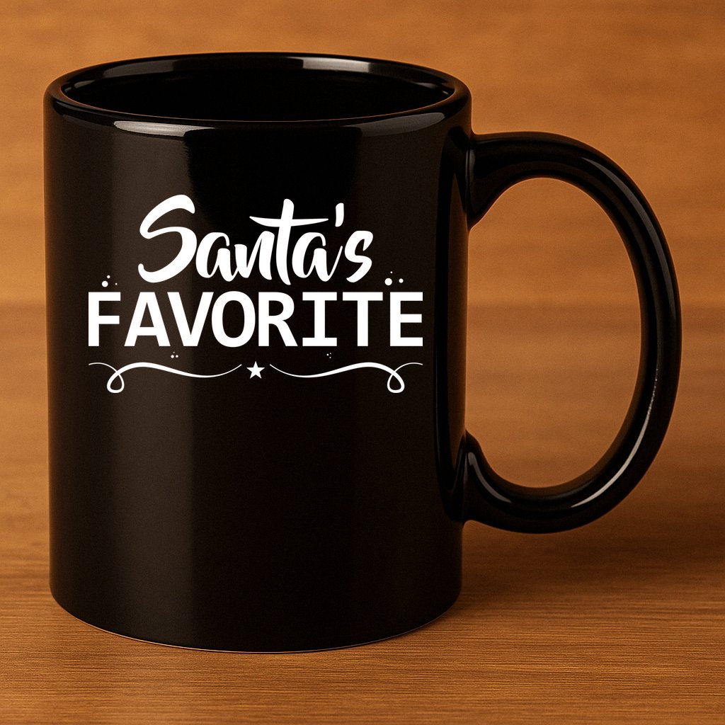 Santa's Favorite 11oz C Handle Ceramic Mug