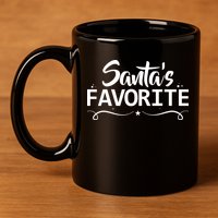 Santa's Favorite 11oz C Handle Ceramic Mug