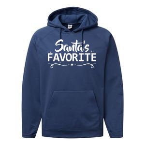 Santa's Favorite Performance Fleece Hoodie