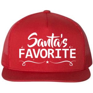 Santa's Favorite Flat Bill Trucker Hat