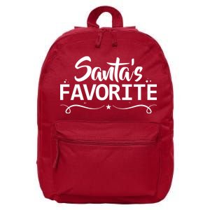 Santa's Favorite 16 in Basic Backpack