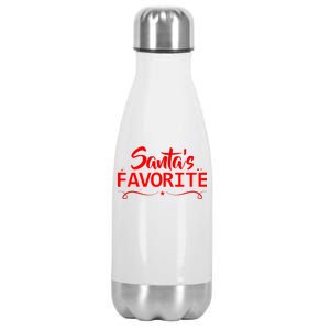 Santa's Favorite Stainless Steel Insulated Water Bottle