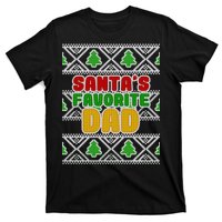 Santa's Favorite Dad Ugly Sweater T-Shirt